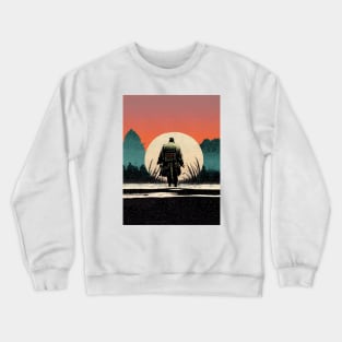 Ronin Day 4: Ako Gishi Sai, December 14 (47 Ronin) with Dramatic Gradient Red Sky Crewneck Sweatshirt